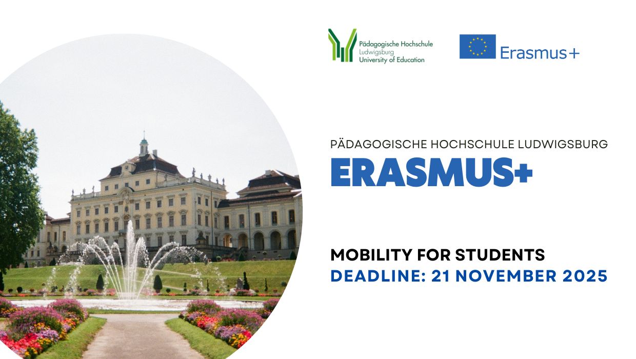 Відкрито конкурс у Педагогічний університет м. Людвігсбурга (Німеччина) на весняний семестр 2026 р.