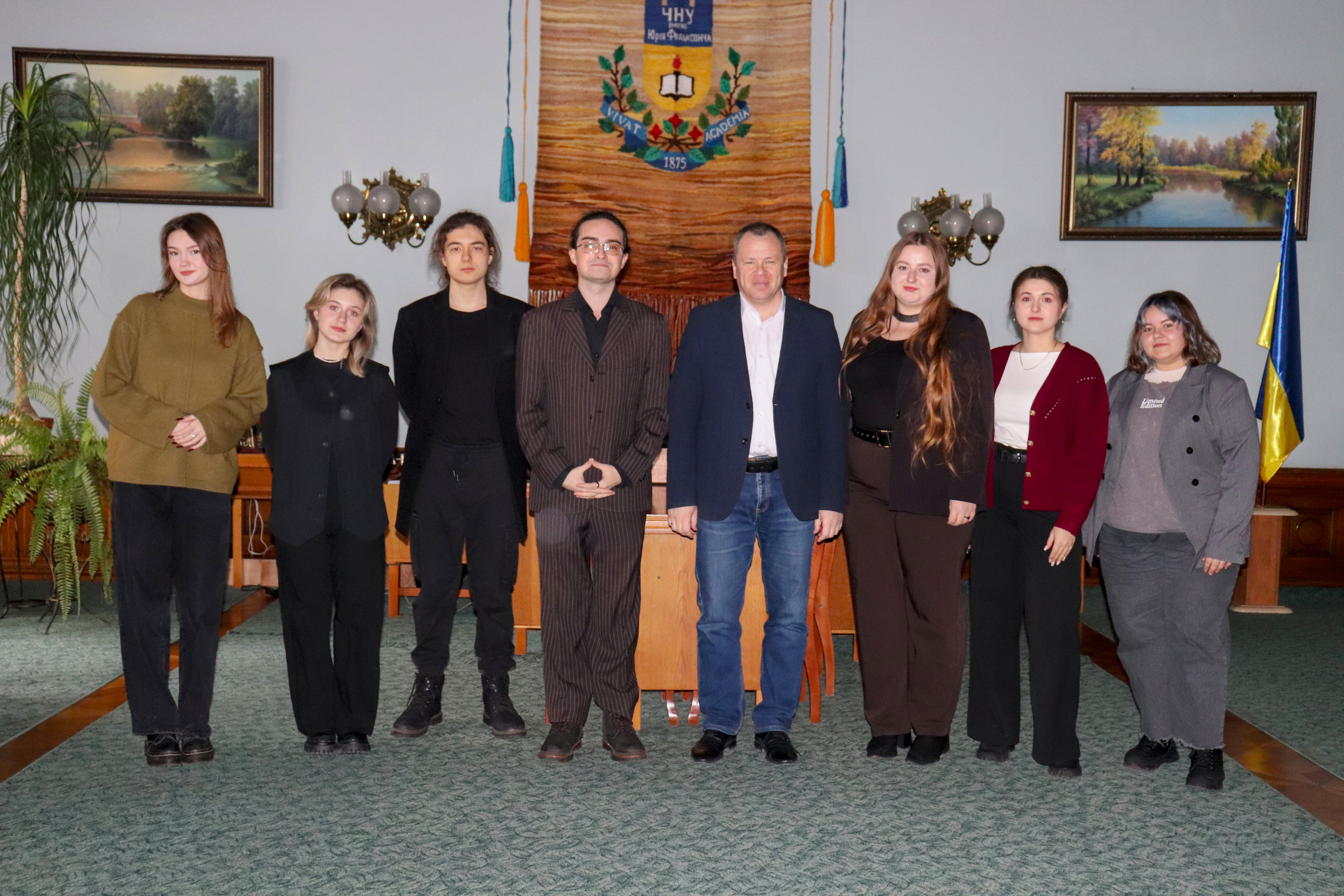 В університеті відбулася зустріч ректора з представниками Студентського парламенту 