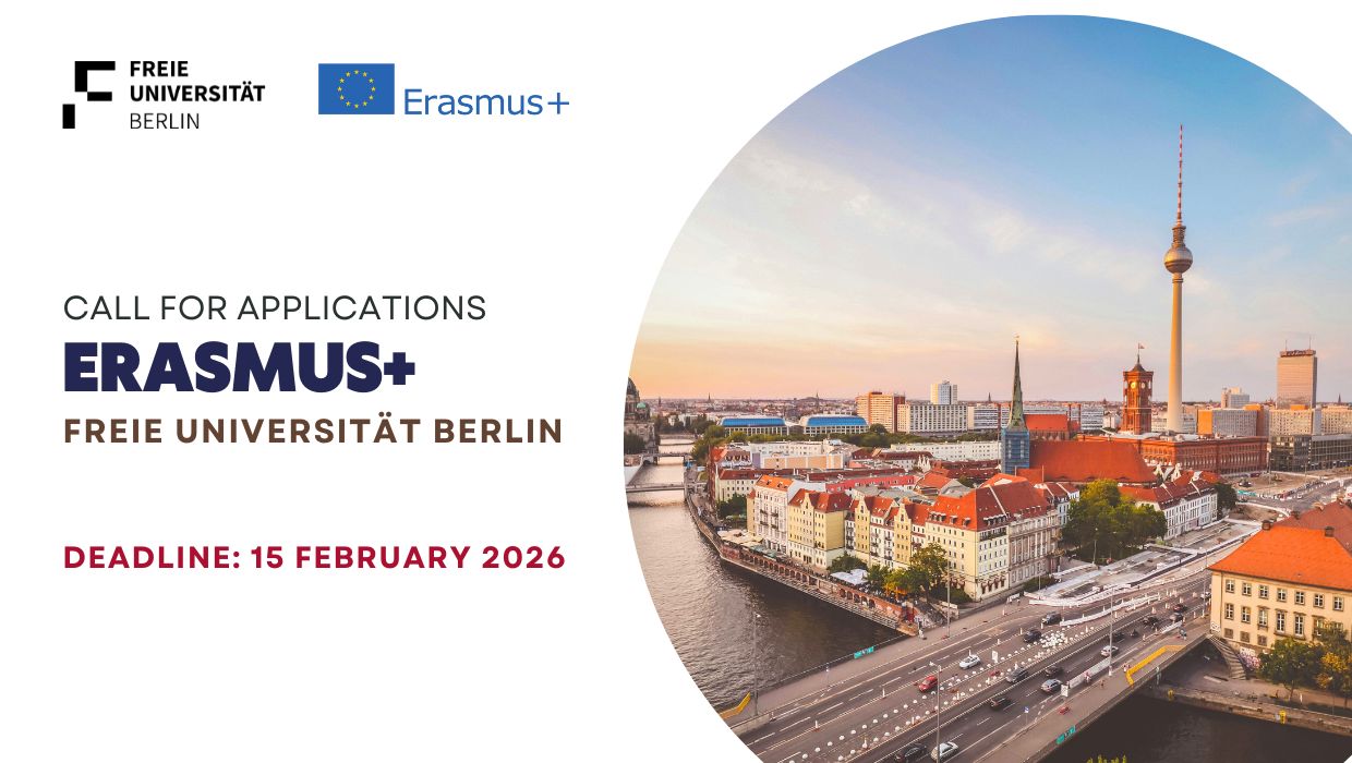 Відкрито конкурс ERASMUS+ Staff Mobility for Teaching до Вільного університету Берліна на весняний семестр 2026