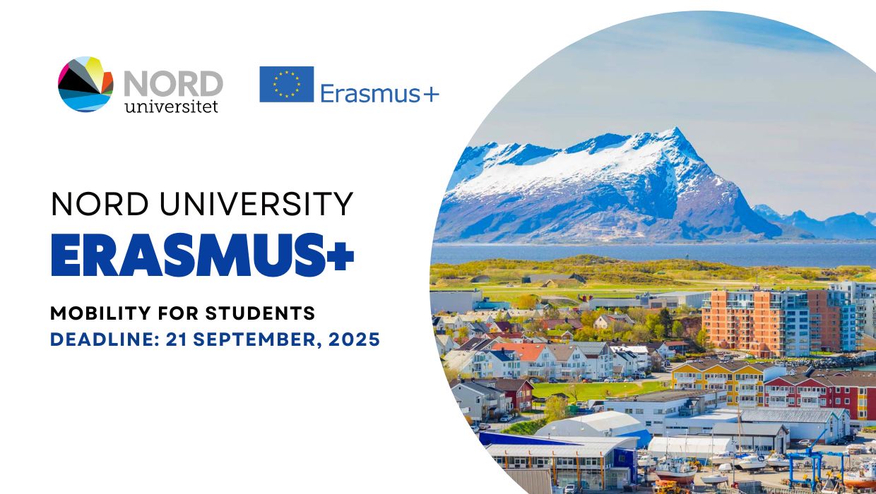 Відкрито конкурс ERASMUS+ в Університет Норд м. Бодо (Норвегія) на весняний семестр 2025/2026 