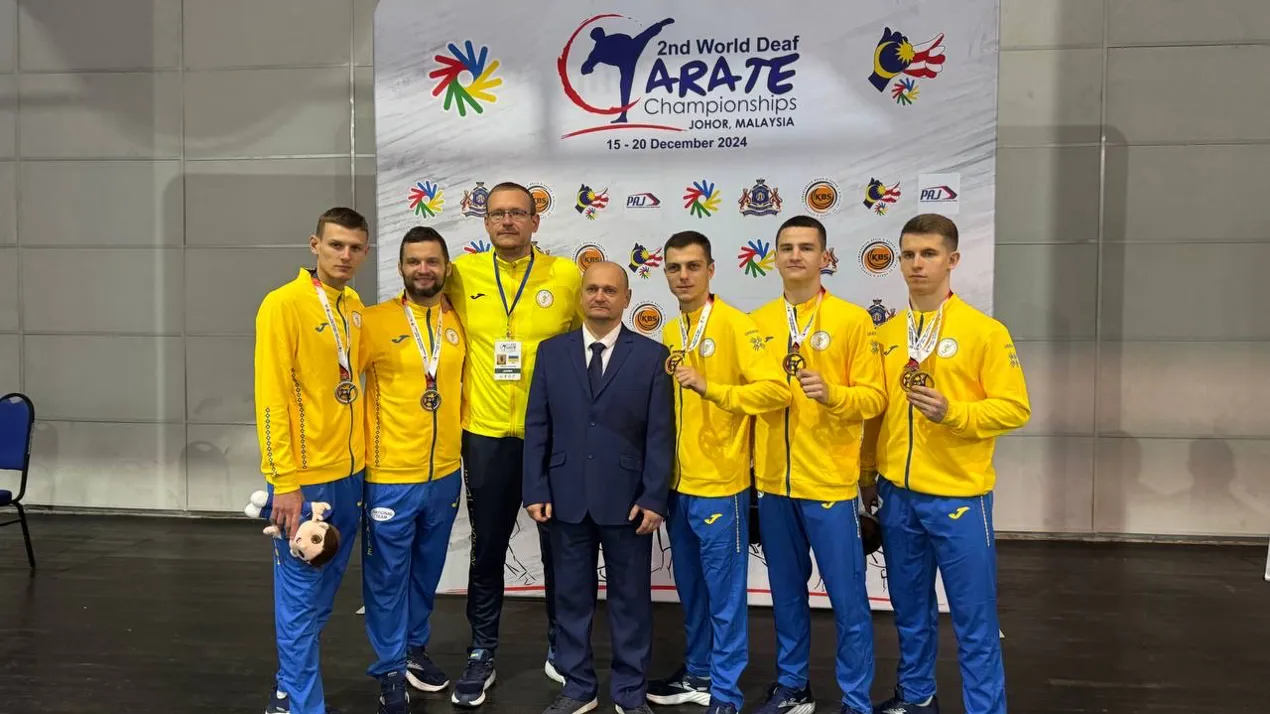 Студент університету — чемпіон світу з карате серед спортсменів з вадами слуху